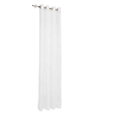 Paire de rideaux transparents avec œillets Bonner, ensemble de 2