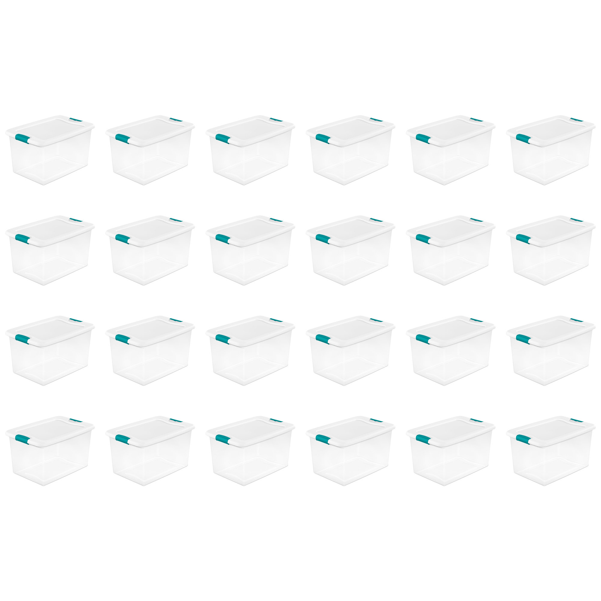 Sterilite Contenant de rangement empilable avec couvercle Sterilite ...