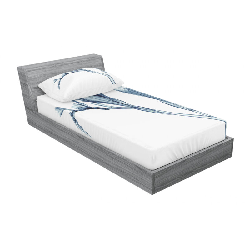 Microfiber Sheet Set, Full Sheet Set with Fitted Sheet