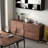 Simple Black Walnut Multi-Function Sideboard