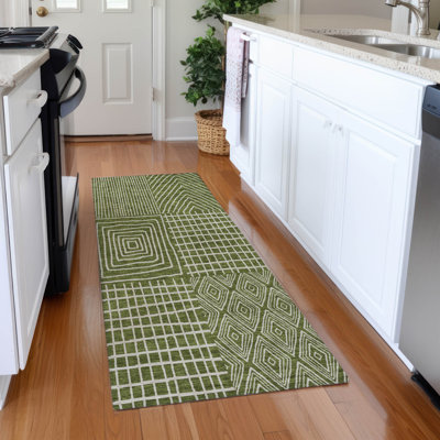 Tapis vert intérieur / extérieur lavable à la machine Chantille ACN990