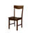 Set of 2 Solid Wood Side Dining Chairs – Classic Farmhouse Style, Comfortable Seat-2033835085