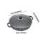 Living and Home Cast Iron Round Braiser-115615748-115615751