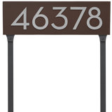 Floating 1-Line Lawn Address Sign