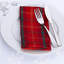 Christmas Napkins Scottish Tartan- Pack of 6, 17in x 17in