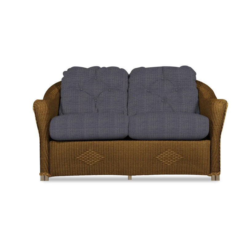 Reflections Outdoor 2 - Seat Loveseat, Beach Navy, Bark