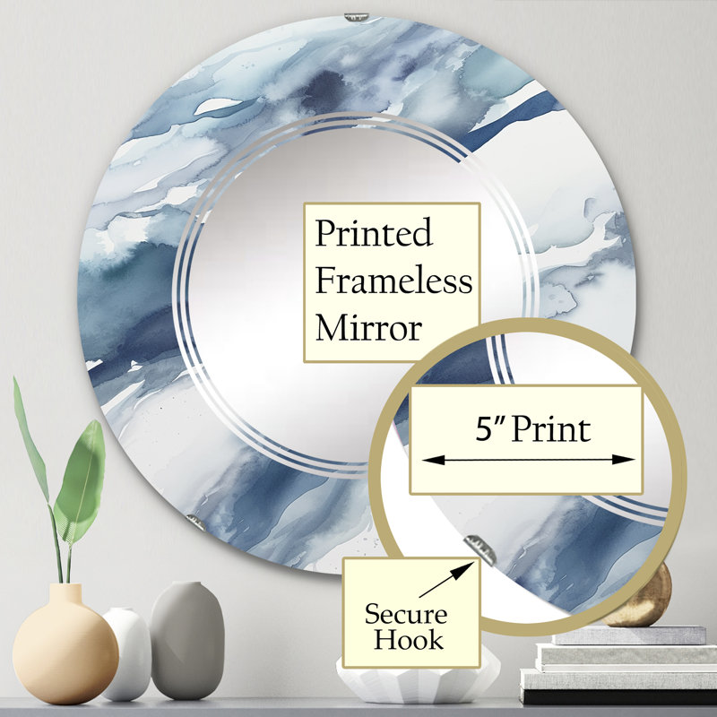 Miroir mural Melanda, 24 po x 24 po
