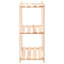 Knapp 90 cm H Solid Wood Etagere Bookcase-1852722125