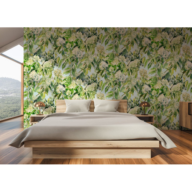 Hydrangea Garden, Green Quartz, Vinyl