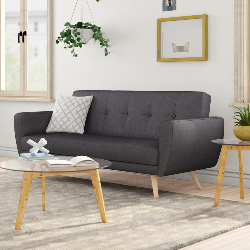 Farkas 215Cm Square Arm Sofa Bed
