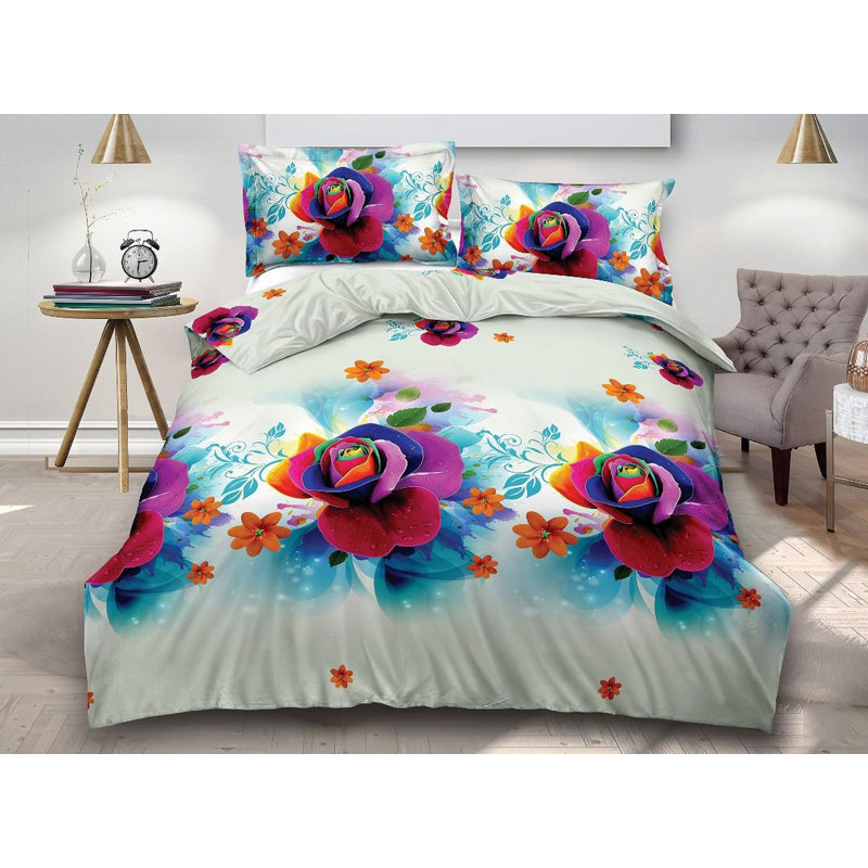 Buntingford Floral Duvet Cover Set with Pillowcases, Super King - 2 Standard Pillowcases