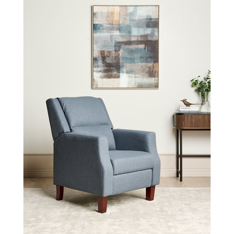 Stortford Upholstered Armchair, Dark Blue