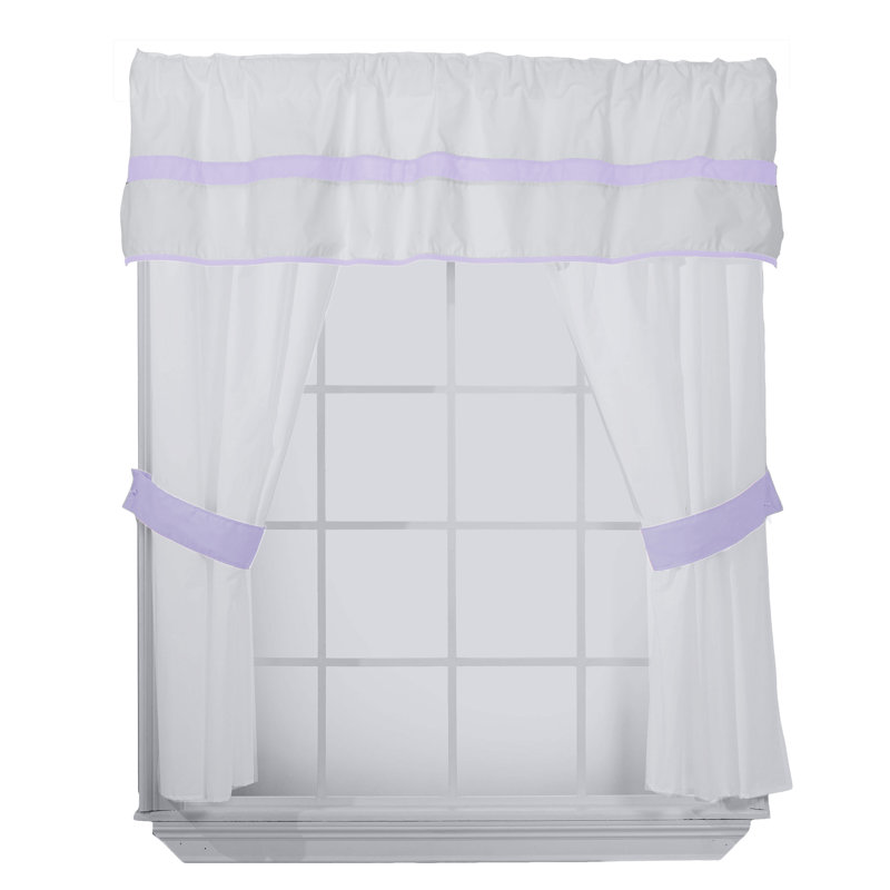 Cotton Blend Curtain/Drape, Lavender