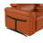 3-Power Seat Reclining Italian Leather Sofa With Power Headrest-101096389