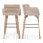 30''H Bar Stool With Solid Wood Frame And Foam Seat-1668164550