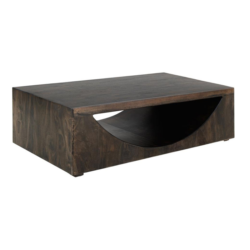 Table basse en bois Mezquite foncé