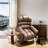 41.3" Wide Extra Large Microfiber Upholstered Modern Power Lift Reclining Heated Vibration Massage Chair with USB & Remote-28820632