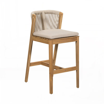 Tabouret d'extérieur en bois