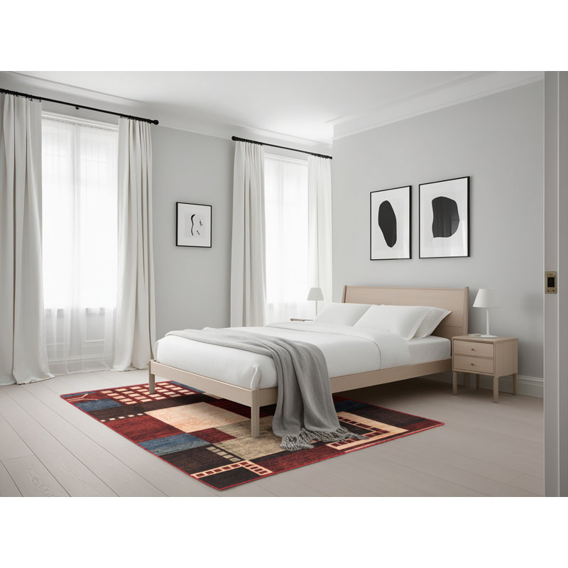 Tapis abstrait moderne 3229, Rectangle 5 pi x 7 pi
