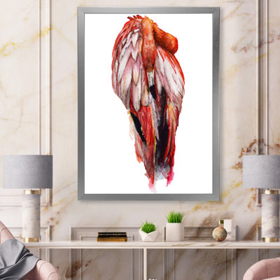 «Sky Bird Flamingo in a Wildlife», reproduction sur toile