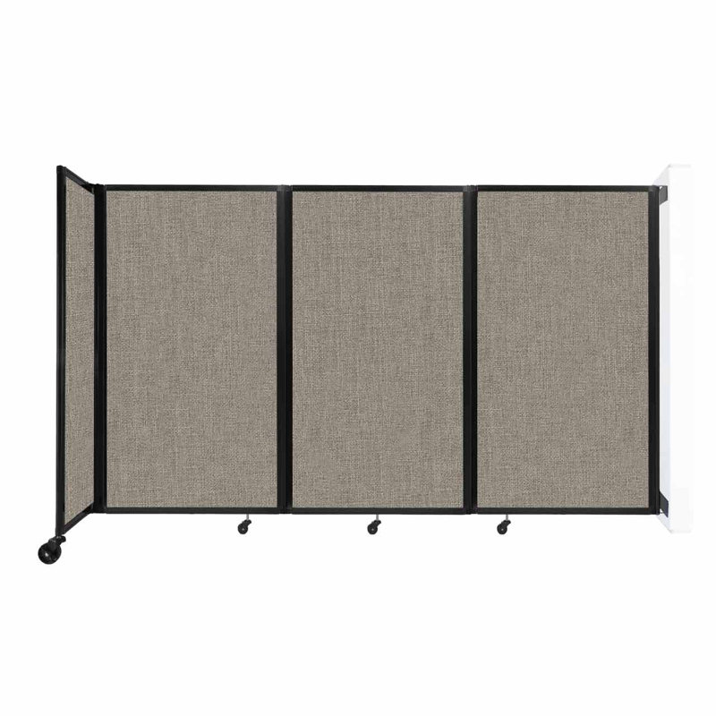 11 - Cloison pliante à panneaux, 3, Galet chaud, H 60 po x l 102 po x P 12 po