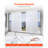Sheer Curtains 2 Panels Window Drapes Rod Pocket Polyester-1803945598