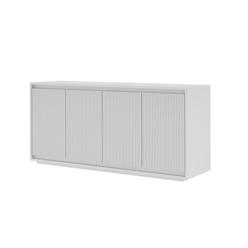 Ember Console Table, Strong White, 60"