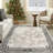 Monaco Series Abrstract Black/Gray/Ivory/Beige Area Rug-307520233