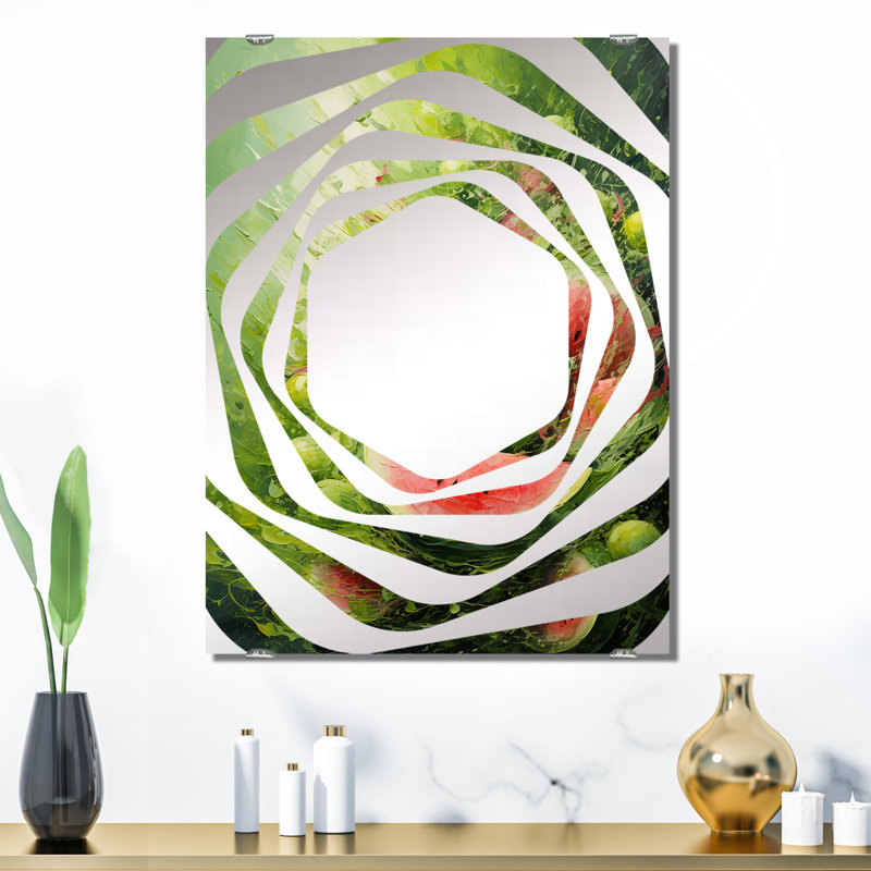 Reinboldt - Grand miroir mural Melon, 32 po x 24 po