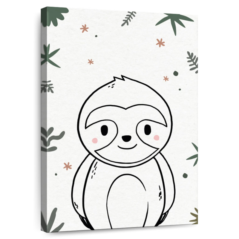 Paresseux pour chambre de bébé Ashelle, H 45 po x l 30 po