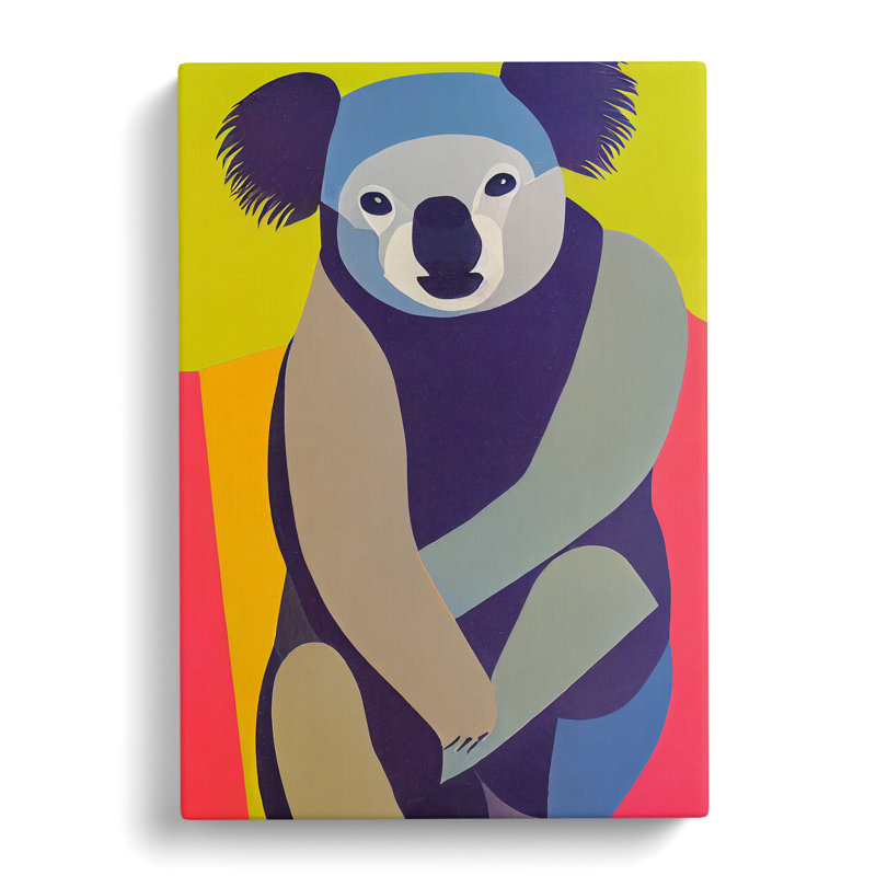 Goodlow Koala Bear Abstract Vol.2 - Wrapped Canvas, 76cm H x 50cm W x 3cm D