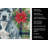 Blue American Staffordshire Terrier Christmas PoinsettIas Kitchen Towel-2080583806