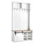 105.92 cm W Hall Tree with Shoe Storage