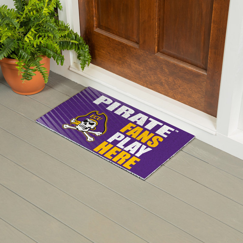 Tapis en PVC pour ventilateur East Carolina University, 28 po x 16 po