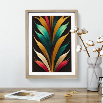 Art Deco Feather No.4 - Wall Art
