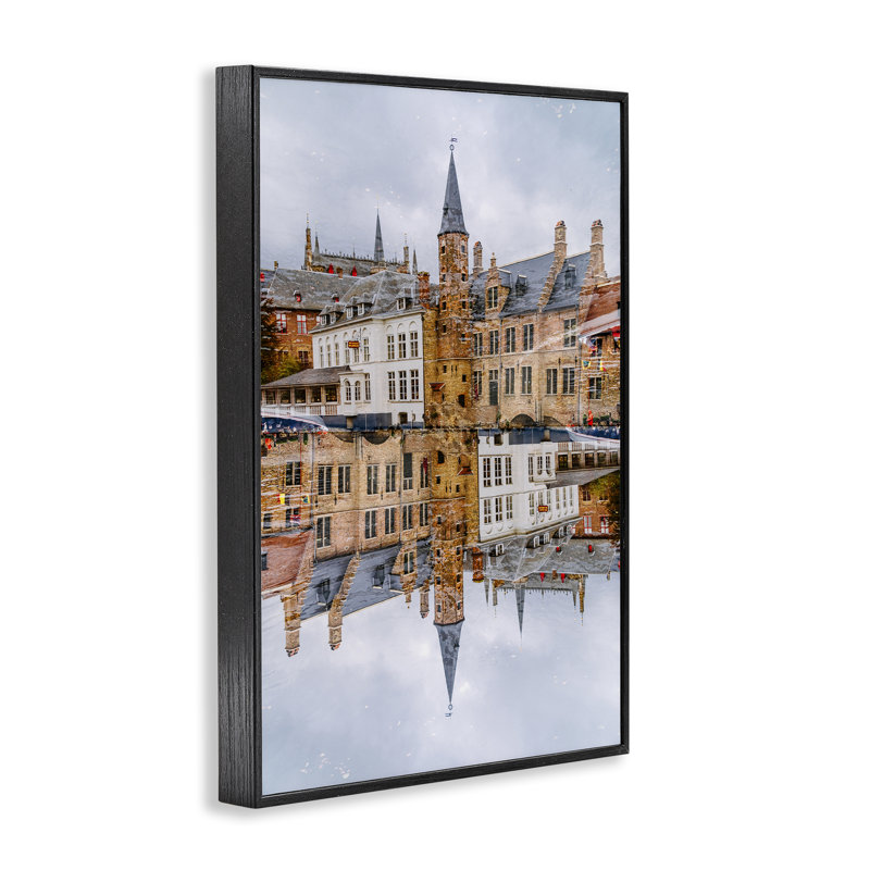 Giclée historique, réflexion par architecture historique, design Robin Vandenabeele, H 18 po x l 12 po