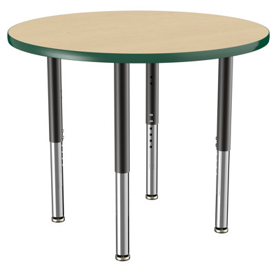 Table ronde à hauteur réglable