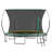 YC 14FT Springfree No Gap Trampoline- Green-120886780