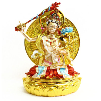Figurine Feng Shui Bejewel Manjushri