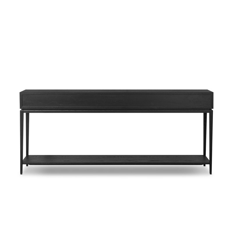 ROSENELL 78'' W Console Table, Black