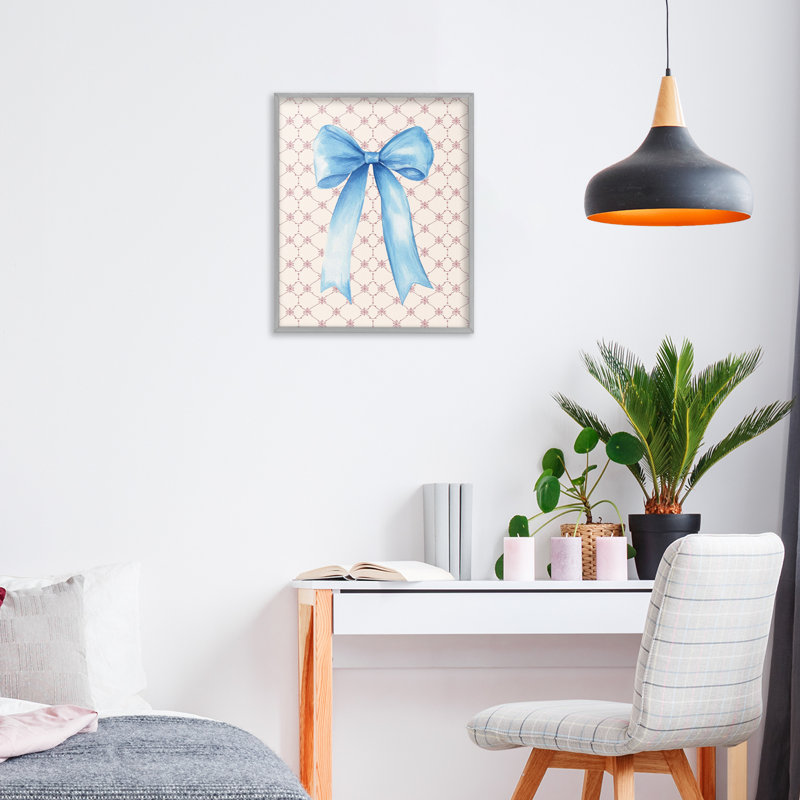 «Bow on Rose Quilt», par Giclée, Estampe numérique Farmhouse, H 14 po x l 11 po