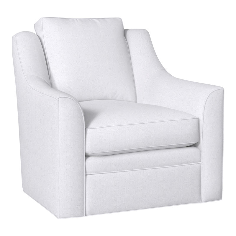 Fauteuil pivotant American Bungalow Nicholas, Navada neige