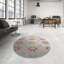 Tapis orange à motif/jaune/gris Zussen-1916999065