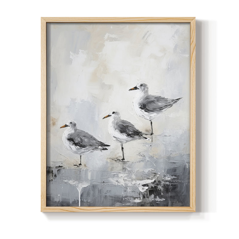 NAUTICAL Series CDXLV, reproduction encadrée - bois massif, H 15 po x l 12 po, Naturel