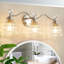 Luminaire de meuble-lavabo moderne avec abat-jour en cristal, applique murale à 3 lumières DEL à intensité variable pour salle de bain, miroir et salle d'eau-1084071118