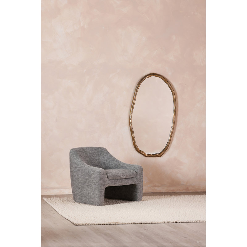 Wall Mirror, Oval, Calantha, Gold