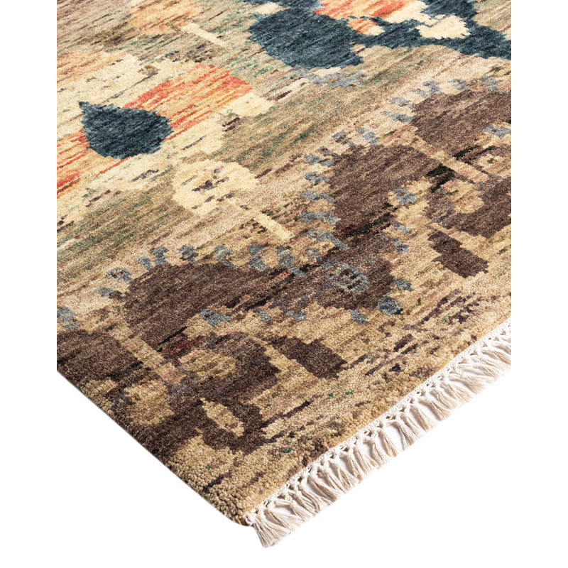 Overdyed One-of-a-Kind 7' 10" X 10' 1" Hand Knotted Area Rug