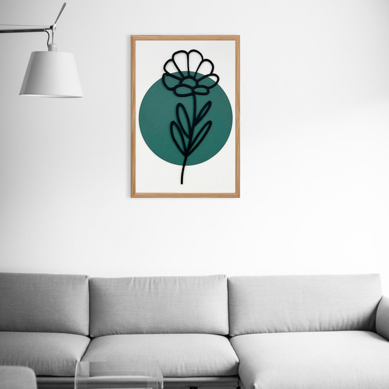 Elegant Framed MDF Painting, 19.7 x 27.6 Inches | 100% MDF (Thickness: 0.1 in), 100% Pine Wood Frame (Thickness: 0.8 in), Metal Figure (Thickness: 0.05 in) | Perfect for Home Decor, Art Lovers, and Gift Giving