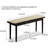 Modern Black Solid Oak Bench For Bedroom, Entryway, And Dining Room, 38.77" Wide, 11.09" Deep, 16.92" High, Comfortable Seating Remarkable Wood With Trim Bedroom End, Living Or W, D, H, Soft