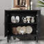 Armoire vintage avec tablettes réglables, buffet avec creux sculpté -1795574743